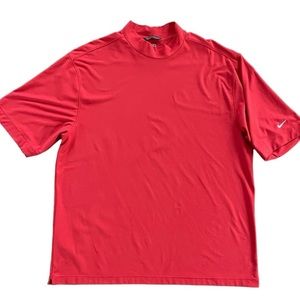 red nike mock turtleneck tiger